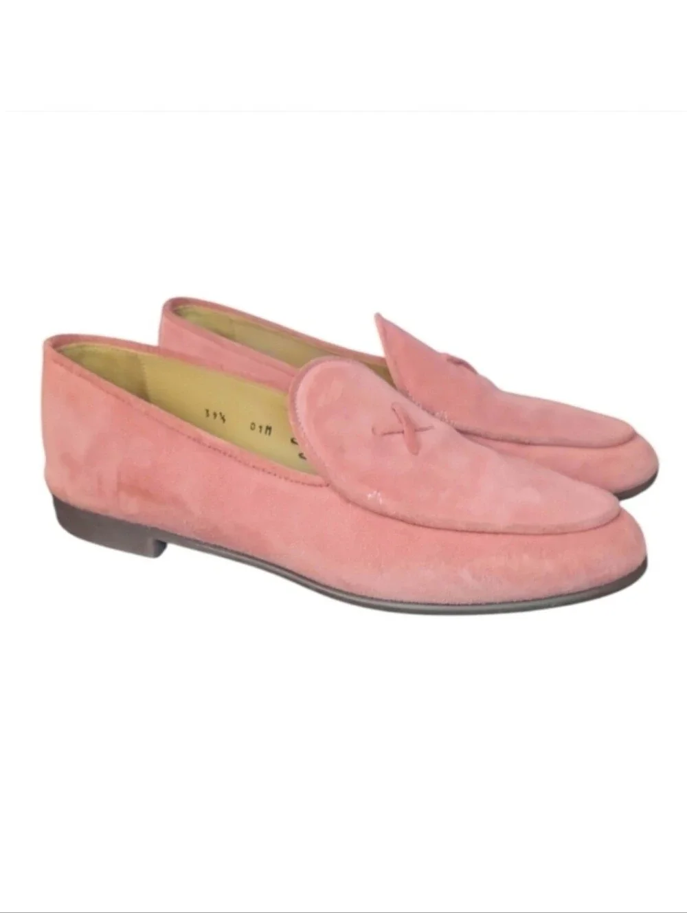 DEL TORO | Pink Suede Milano Loafers 39.5 / US 9.5